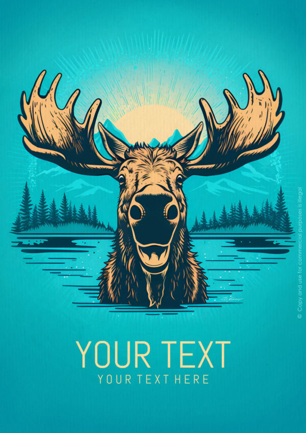 Moose Illustration